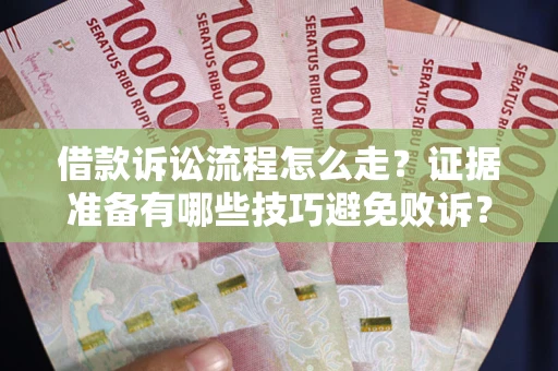 武汉借款诉讼流程怎么走？证据准备有哪些技巧避免败诉？