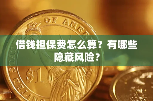 武汉借钱担保费怎么算？有哪些隐藏风险？