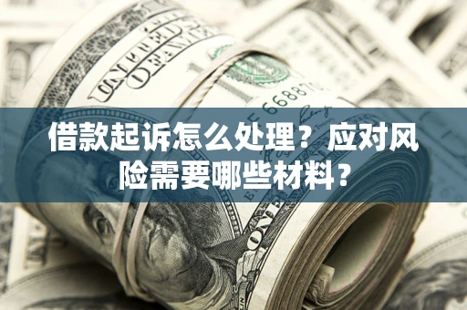 武汉借款起诉怎么处理？应对风险需要哪些材料？