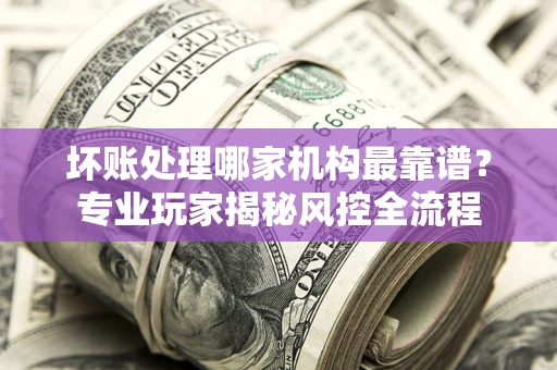 武汉坏账处理哪家机构最靠谱？专业玩家揭秘风控全流程