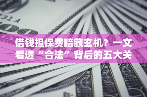 武汉借钱担保费暗藏玄机？一文看透“合法”背后的五大关键陷阱