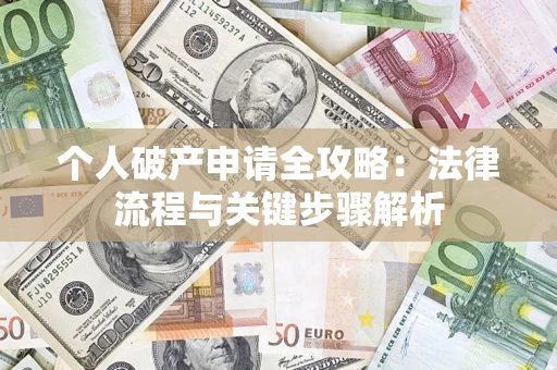 武汉个人破产申请全攻略：法律流程与关键步骤解析