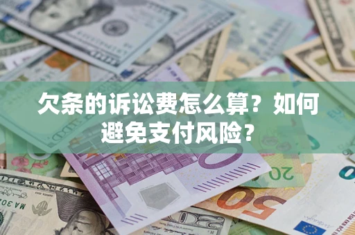 武汉欠条的诉讼费怎么算？如何避免支付风险？